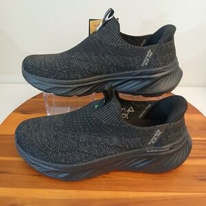 Skechers Hands Free Slip-Ins Mens 8.5 Black Edgeride Shoes Sneakers 232839